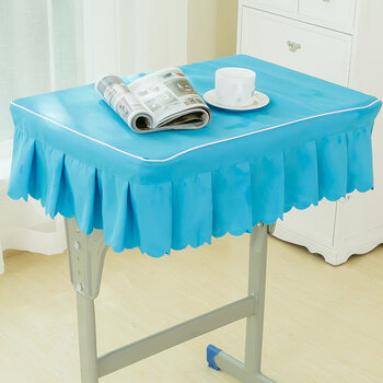 小学生用的桌布小学生桌布桌罩课桌套罩4060天蓝色防水课桌布学校书桌