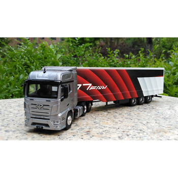 解放j6p牵引车卡车模型1:64一汽解放j7 集装箱货柜一体集卡解放卡车