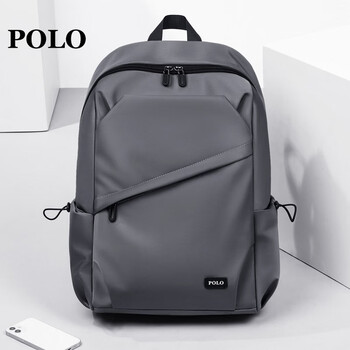 polo 双肩包男潮流青年男士背包大容量旅行男包时尚休闲背包092-p821
