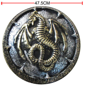 盾牌 cosplay盾牌道具黑暗之魂勇士盾牌古代龙盾演出装 龙盾