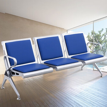 漾翮3人位连排椅车站候车等候椅三人等候诊椅输液椅公共休息联连体