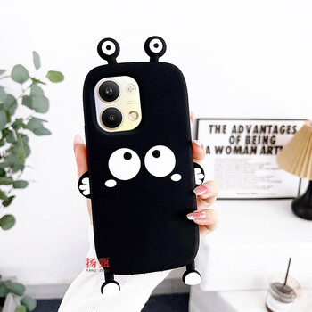 扬甄opporeno9手机壳男女款硅胶新款黑煤球reno9pro曲面屏全包保护套