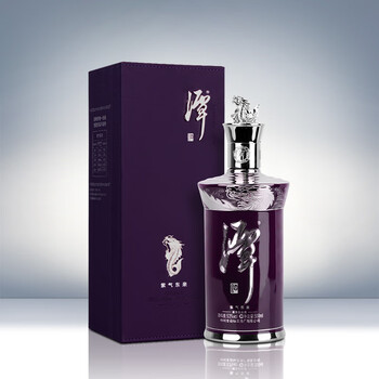 珍藏老酒 坤沙礼盒装 礼臻品 潭酒紫气东来500ml*1(单瓶)【图片 价格