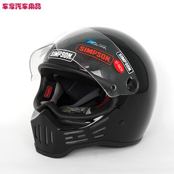 沃科博simpson辛普森m30摩托车哈雷机车复古盔川崎来梦头盔男女个性