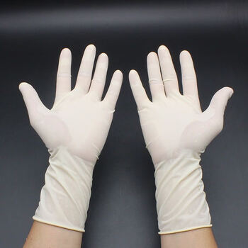 手套 一次性橡胶无菌手术外科防护 独立包装加厚乳胶检查手套 有粉