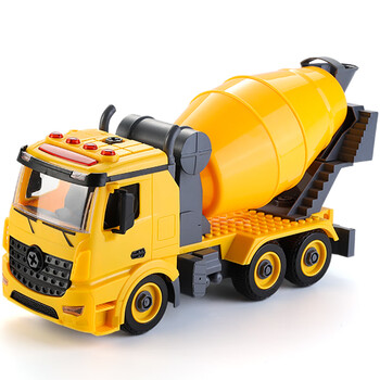 km可拆卸的儿童玩具车工程车螺丝可拆卸装大号拆装工程车动手拧螺丝