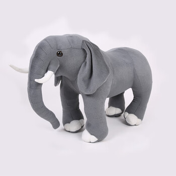 卜噜兔大象仿真毛绒玩具抱枕动物公仔玩偶小象大号娃娃六一儿童节七夕