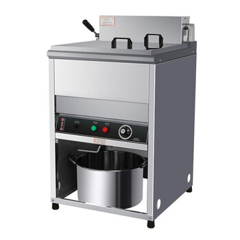 商用油炸锅立式电炸炉炸鸡排机器商用油条机炸串机自动恒温汉堡店设备