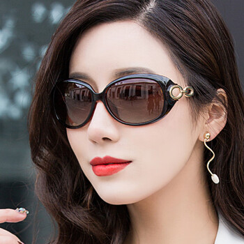 中年成熟开车驾驶镜圆脸方脸防紫外线眼镜偏光太阳镜优雅女式墨镜