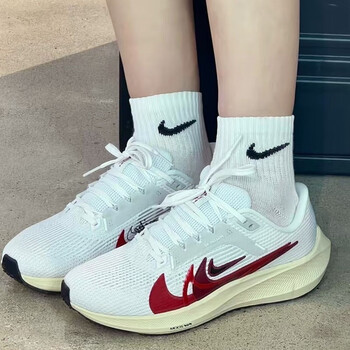 耐克（NIKE）飞马40女鞋2024春季新款跑步鞋AIR ZOOM PEGASUS 40运动鞋DH4072 FB7703-100/PEGASUS 40 37.5