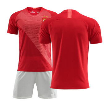 2021中超联赛广州恒大球衣10号郑智8号保利尼奥主场足球服套装男定制