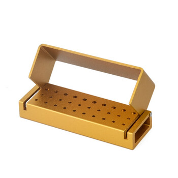 口腔车针消毒盒根管锉消毒盒牙科车针盒车针合高温消毒72120孔arm 30