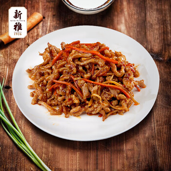 新雅半成品菜225g鱼香肉丝年夜饭美食私房菜 冷冻速冻家常菜家宴礼 新