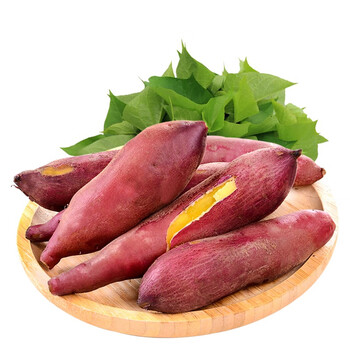 沙地甜红薯地瓜甜薯番薯新鲜蔬菜健康轻食2斤净重