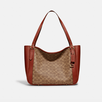 coach 蔻驰女包 alana tote 女士经典款单隔层手提包大容量托特包 c