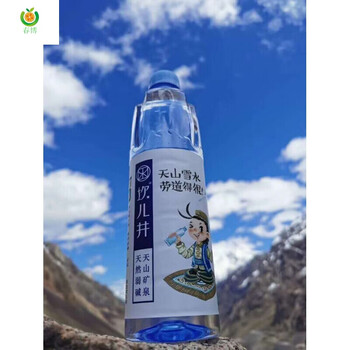 新疆坎儿井天然矿泉水天然弱碱矿泉水天山雪水520ml24瓶