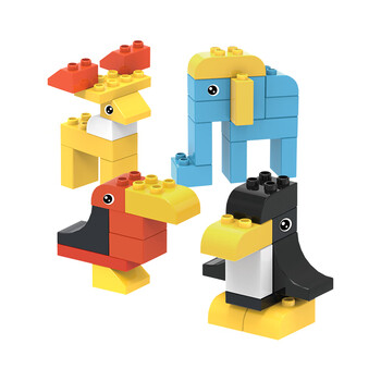 onebot大颗粒积木拼装礼物玩具1岁宝宝大颗粒防吞咽启蒙积木大颗粒