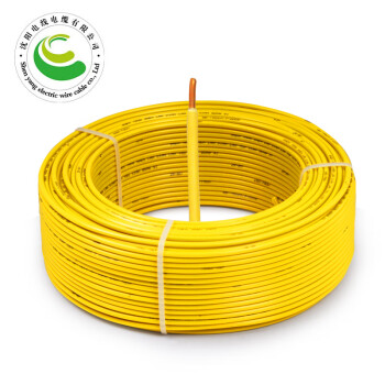 沈阳电线电缆有限公司-ZR-BV-450/750V-1X1.0mm²国标铜芯电线阻燃单芯硬线-95米捆-黄色