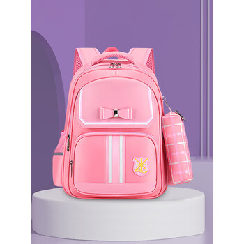 川淞小学生书包透气减负耐磨防泼水儿童13年级女孩幼儿双肩书儿双肩