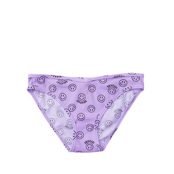 维密维多利亚的秘密 pink性感低腰棉基尼内裤 5oim浅紫色/笑脸 l