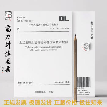水工混凝土建筑物修补加固技术规程 DL/T 5315-2014