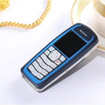 诺基亚3100移动直板按键经典保密老人学生戒网无摄像头手机蓝色移动版