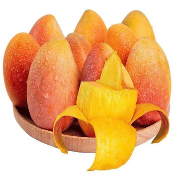 妮姬【jd物流】贵妃芒 新鲜树上熟贵妃芒 芒果水果新鲜 精美礼盒装