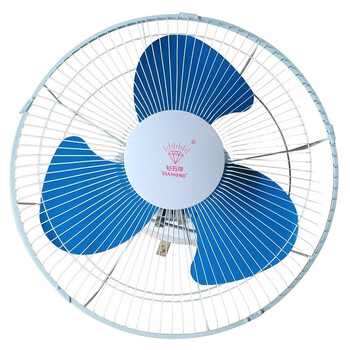 钻石吸顶电风扇(16英寸)铁叶工业360度摇头扇