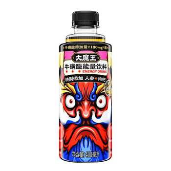 外星人大魔王牛磺酸能量饮料低糖饮料含维生素400ml15瓶整箱低糖口味