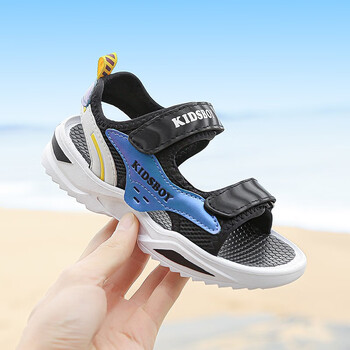 路韦羽 儿童凉鞋男童2022夏季新款宝宝小男孩鞋子中大童沙滩鞋软底