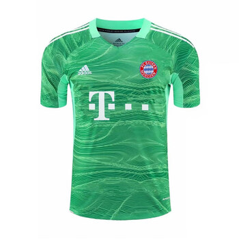 欧陆梵2122拜仁慕尼黑守门员球衣球迷长袖绿色1号诺伊尔门将服套 上衣