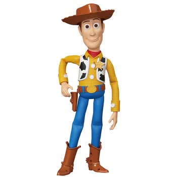 多美(takara tomy)胡迪公仔玩偶1:1玩具总动员人偶可转动男孩生 胡迪