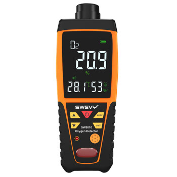 速为（suwei）SW-9810 氧气检测仪浓度氧含量测试仪便携式O2测氧仪氧气饱和含量测量仪报警器锂电