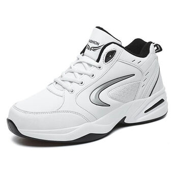 李宁舒适同类型春秋春秋季男鞋防水皮面运动鞋青少年牛筋底跑步鞋学生