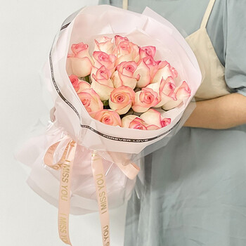 19朵红袖玫瑰花束【图片 价格 品牌 报价】-京东