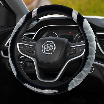 适用于别克方向盘套凯越英朗威朗gl8君威阅朗君越昂科拉昂科威毛绒
