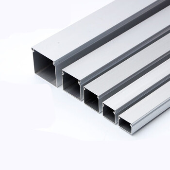 铝合金方形线槽外开明装电线明线加厚金属桥架装饰布线卡扣压线槽压