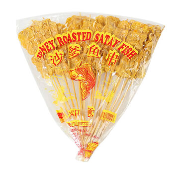 泰国进口如意牌沙爹鱼串90g8090后儿时怀旧休闲零食品如意牌沙爹鱼串3