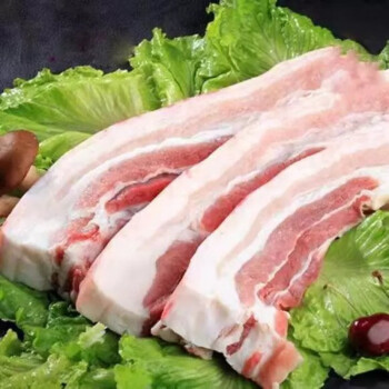 【6斤】散养五花条土猪五花肉新鲜五花肉1斤五花肉块国产猪 带箱6斤