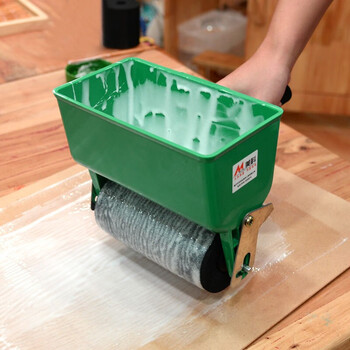 滚筒式小型滚胶机手动旋转涂胶器纸箱木皮拼板刷胶机自动手工过胶木板