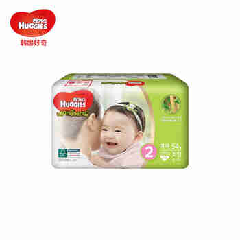 韩国好奇(Huggies) 天然之选纸尿裤 S54片 4-8kg 女宝