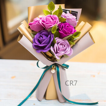 教师节礼物手捧花仿真花束装饰不织布手工布艺diy制作成人材料包小花束 紫色玫瑰 图片价格品牌报价 京东 教师节礼物手捧花仿真花束装饰不织布手工布艺diy制作成人材料包小花束 紫色玫瑰 图片价格品牌报价 京东