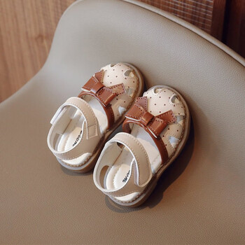 始萌宝宝凉鞋女1一23岁夏季婴儿软底学步鞋包头女童夏款透气儿童板鞋