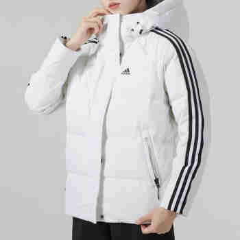 阿迪达斯（adidas）连帽羽绒服女2023冬季新款运动休闲保暖夹克外套IT8720 IT8721 S