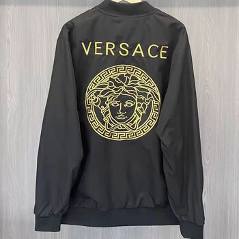 黑白造印花瓦萨琪社会小伙棒球服情侣瓦萨琪外套男女夹克 ver金标印花