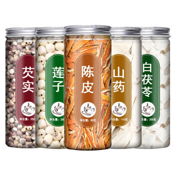 莲子芡实山茯苓陈皮 黄芪四神汤材料【1罐装】陈皮