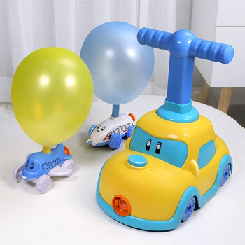 气球发射塔空气动力车气球车儿童玩具科学实验吹气幼儿园男孩女孩礼物