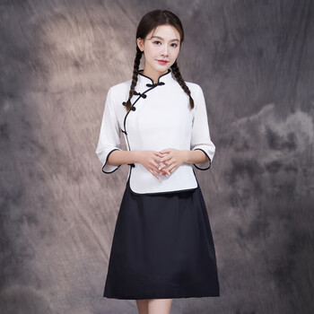 简丹诺民国学生装女五四青年装复古风女装女生中山装合唱演出班服表演
