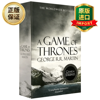 權力的遊戲 英文原版 a game of thrones 冰與火之歌1 原著小說 a