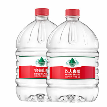 农夫山泉饮用天然水12l*2桶升整箱聪明盖矿泉水大桶装水5升水 12l*10